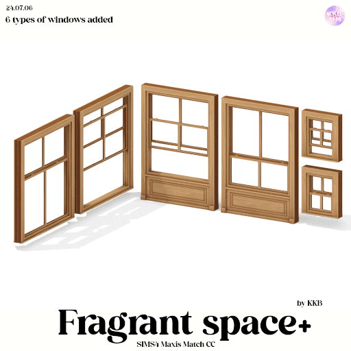 Скриншот мода Набор окон Fragrant space windows